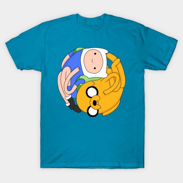 Jake and Finn T-Shirt by valentinahramov